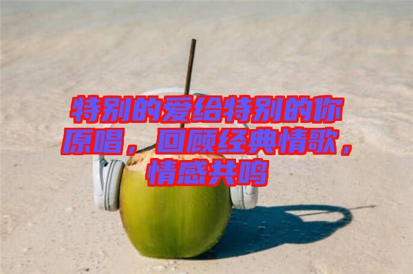 特別的愛(ài)給特別的你原唱，回顧經(jīng)典情歌，情感共鳴