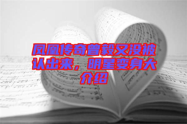 鳳凰傳奇曾毅又沒(méi)被認(rèn)出來(lái)，明星變身大介紹