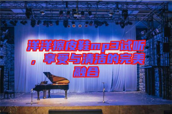 洋洋擦皮鞋mp3試聽，享受與清潔的完美融合