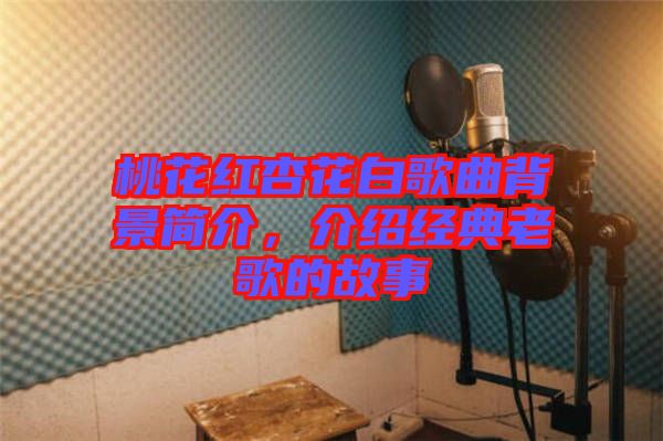 桃花紅杏花白歌曲背景簡(jiǎn)介，介紹經(jīng)典老歌的故事