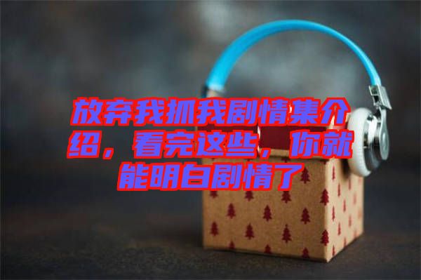 放棄我抓我劇情集介紹，看完這些，你就能明白劇情了