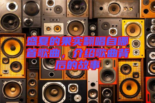 盛夏的果實翻唱自哪首歌曲，介紹歌曲背后的故事