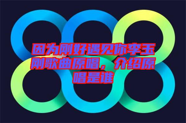 因?yàn)閯偤糜鲆娔憷钣駝偢枨?，介紹原唱是誰