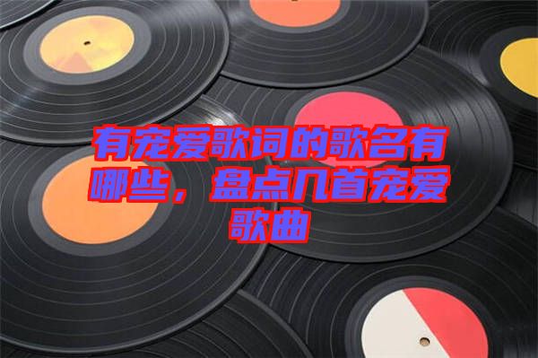 有寵愛(ài)歌詞的歌名有哪些，盤點(diǎn)幾首寵愛(ài)歌曲