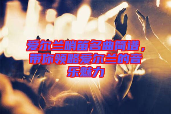 愛爾蘭哨笛名曲簡譜，帶你領略愛爾蘭的音樂魅力