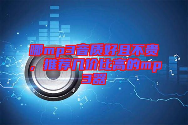 哪mp3音質(zhì)好且不貴，推薦幾價比高的mp3器