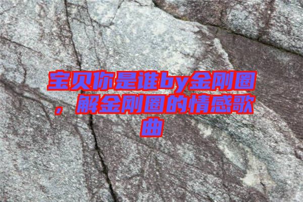 寶貝你是誰by金剛?cè)?，解金剛?cè)Φ那楦懈枨? width=