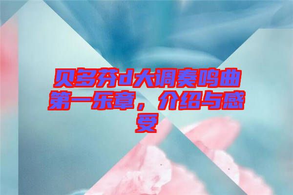 貝多芬d大調(diào)奏鳴曲第一樂(lè)章，介紹與感受