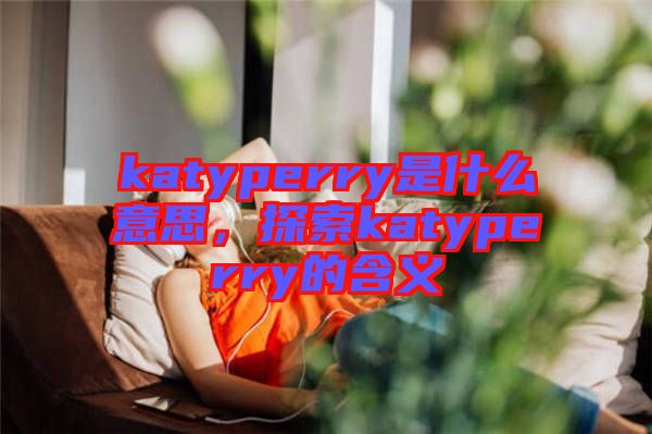 katyperry是什么意思，探索katyperry的含義