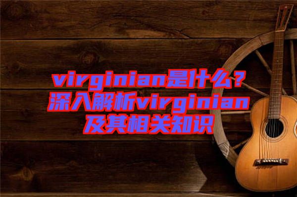 virginian是什么？深入解析virginian及其相關(guān)知識