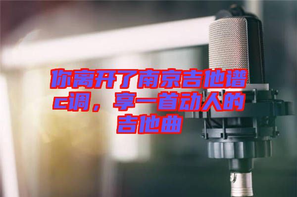 你離開了南京吉他譜c調(diào)，享一首動人的吉他曲