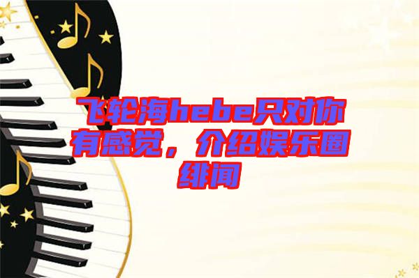 飛輪海hebe只對(duì)你有感覺，介紹娛樂圈緋聞