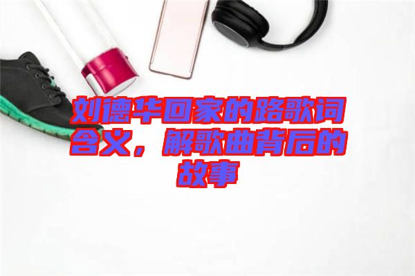 劉德華回家的路歌詞含義，解歌曲背后的故事