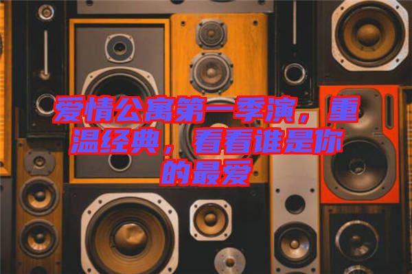 愛情公寓第一季演，重溫經(jīng)典，看看誰是你的最愛