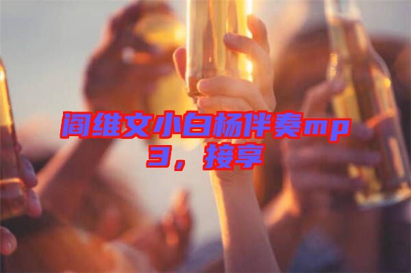 閻維文小白楊伴奏mp3，接享