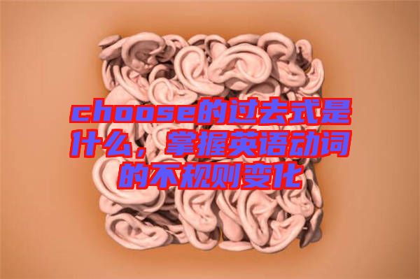 choose的過去式是什么，掌握英語動(dòng)詞的不規(guī)則變化