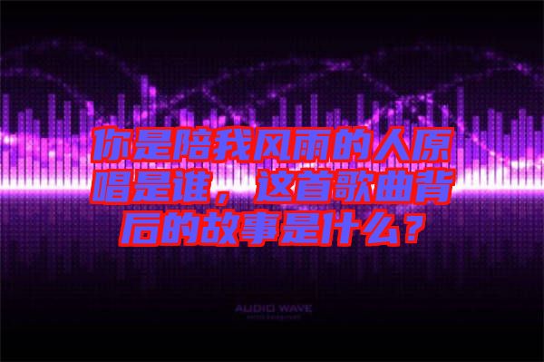 你是陪我風(fēng)雨的人原唱是誰，這首歌曲背后的故事是什么？