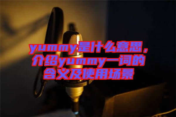 yummy是什么意思，介紹yummy一詞的含義及使用場景