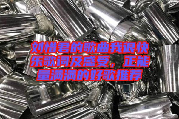 劉惜君的歌曲我很快樂(lè)歌詞及感受，正能量滿滿的好歌推薦